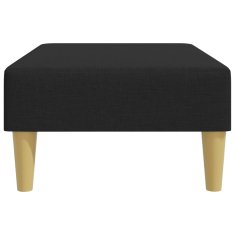 Greatstore Stolček za noge črn 77x55x31 cm blago