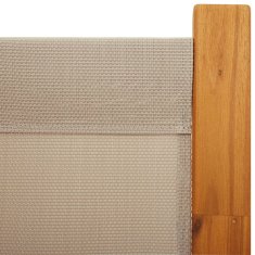 Greatstore Paravan 5-delni taupe 350x180 cm