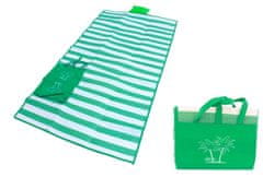slomart AG366A Podloga za plažo z blazino zelena