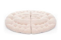 Woody Fashion Puf, Kiku Large - Kremasta