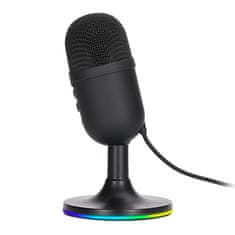 Marvo MIC-06 USB črn gaming/stream mikrofon