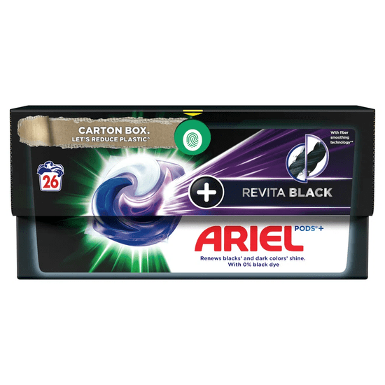 100% Ariel REVITA BLACK kapsule 26 pranj