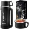 Vakuumski termos 1500 ml BD-781 črne barve