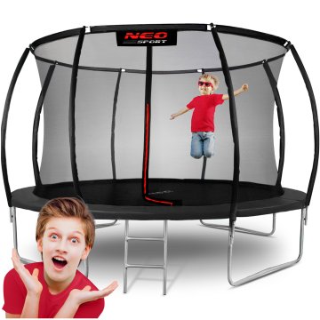 shumee Profilirani vrtni trampolin 12ft/374cm z notranjo mrežo Neo-Sport