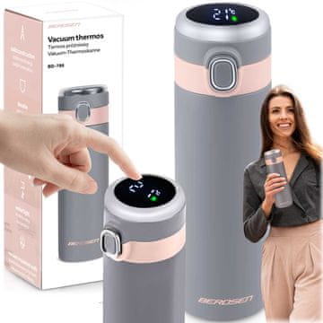 Berdsen Vakuumska termovka 450 ml BD-786 siva