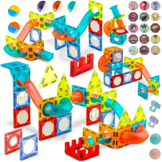shumee Ricokids RK-763 magnetne kocke z osvetlitvijo ozadja