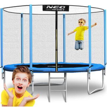 shumee Vrtni trampolin 10ft/312cm z zunanjo mrežo in lestvijo Neo-Sport