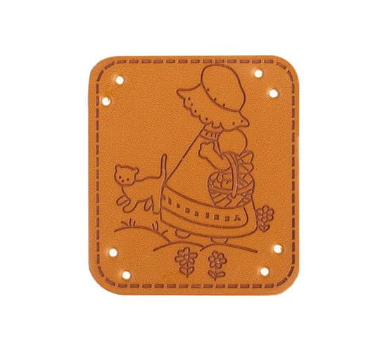 Obliž Hand Made girl - komplet 4 kosov - 40x35 mm