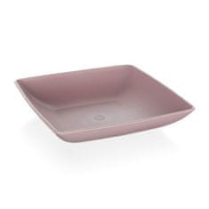 Banquet Globok kvadratni krožnik CULINARIA 17,5 x 17,5 cm, roza, komplet 12 kosov