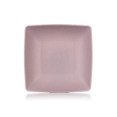Banquet Globok kvadratni krožnik CULINARIA 17,5 x 17,5 cm, roza, komplet 12 kosov