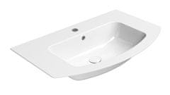 Gsi Elegantno Keramično Umyvadlo Slim 82x49cm, Bela ExtraGlaze