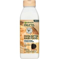 Garnier Fructis Hair Food Cocoa Butter Smoothing Conditioner 350 ml obnovitveni balzam za suhe in kodraste lase za ženske