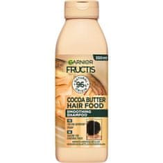 Garnier Fructis Hair Food Cocoa Butter Smoothing Shampoo 350 ml gladilni šampon za neukrotljive in skodrane lase za ženske