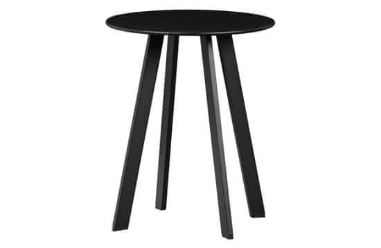 WOOOD Woood klubska mizica FER Ø 40 cm - črna