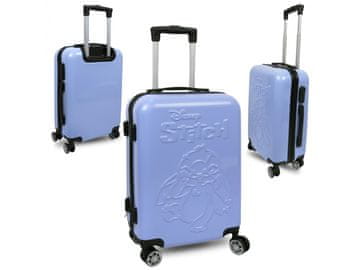 Disney DISNEY Stitch Trdi kovček na kolesih, kabinski kovček 55x35x20 cm