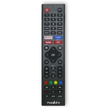 Nedis TVRC45HIBK - nadomestni daljinski upravljalnik | Hi-Sense TV | Predprogramiran | Črn