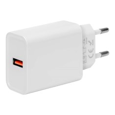Obal:me PAKET: ME Potovalni polnilec USB-A 18W Bela