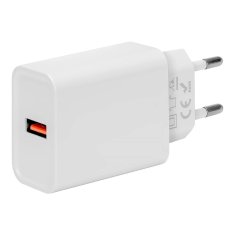 PAKET: ME Potovalni polnilec USB-A 18W Bela