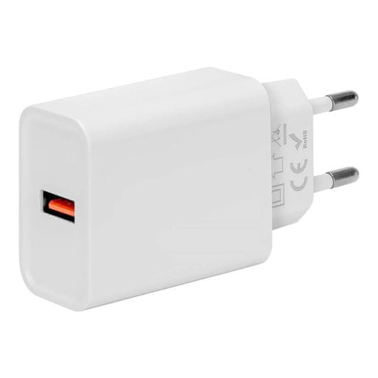 Obal:me PAKET: ME Potovalni polnilec USB-A 18W Bela