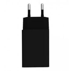 ColorWay 1x polnilec USB/ omrežni polnilnik/ 10W/ 100V-240Včrna + 1m kabel USB za Lightning