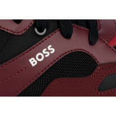 Hugo Boss Čevlji bordo rdeča 45 EU Open Red