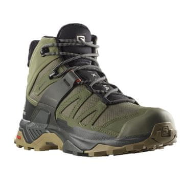 Salomon Čevlji treking čevlji zelena X Ultra Mid 4 Gtx