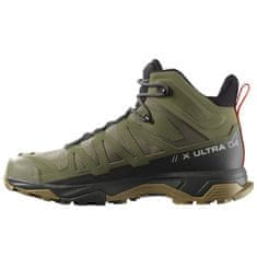 Salomon Čevlji treking čevlji zelena 41 1/3 EU X Ultra Mid 4 Gtx