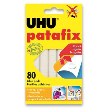 UHU Samolepilna montažna guma Tac Patafix Super Mario - bela, 80 kosov