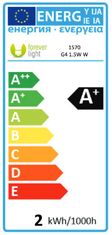 Forever LED žarnica E27 G45 2W - vijolčna