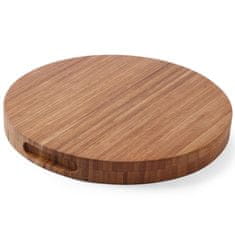 NEW Okrogla lesena deska za rezanje kruha Bambus - Hendi 506950