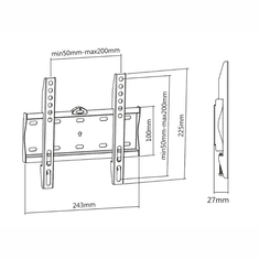 SUPERIOR Nosilec za TV SUPSTV001 23\"- 42\"