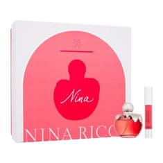 Nina Ricci Nina Set toaletna voda 50 ml + šminka Jumbo Lipstick Matte 2,5 g Iconic Pink za ženske