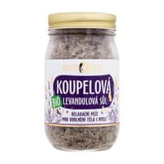 Purity Vision Lavender Bio Bath Salt sproščujoča kopalna sol z vonjem sivke 400 g unisex