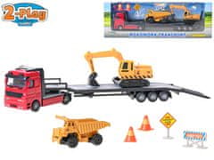 Difuzed 2-Play Traffic Metal Loader 25 cm z gradbenim avtomobilom Free Running