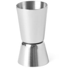 shumee Barmanska merilna skodelica za alkohol, dvostranska, jeklo, 25 / 35 ml - Hendi 596715