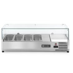 slomart Hladilna vitrina 4 x GN 1/3 širine 120 cm - Hendi 232965