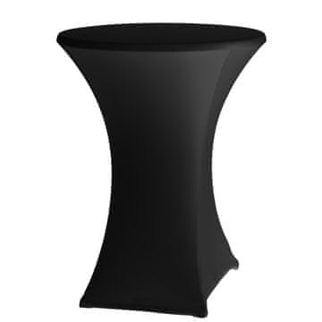 shumee Okrogel prt brez likanja, premer. 80 cm Jersey tkanina črna - Hendi 813164