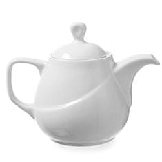 NEW Beli porcelanast čajnik EXCLUSIV 0,8L komplet 6 kosov. - Hendi 328415