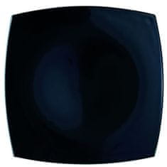 NEW Arcoroc DELICE dekorativni krožnik za sladico črn komplet 6 kosov. - Arcoroc C9867