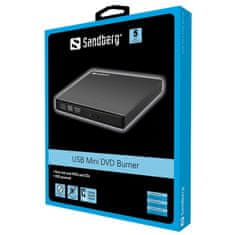 Sandberg USB Mini DVD slim zunanji zapisovalnik