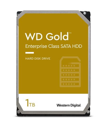 WD Trdi disk 1TB SATA 3 GOLD, 6Gbs, 7200rpm, 128MB