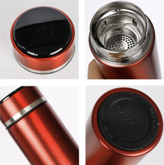 BOT Pametni termos z zamenljivo baterijo ST2 črn