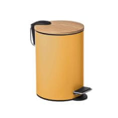 5five Koš za odpadke 5five Colors Yellow Multicolor Bamboo 3 L Mustard