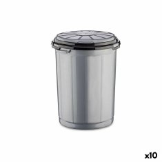 Kipit Koš za smeti iz sive plastike 35 L (41 x 44 x 43 cm) (10 enot)