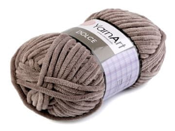 Pletenje ženilja Dolce 100 g - (754) bež temna.