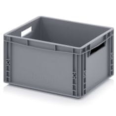 NEW Plastična transportna škatla PP 1/8 EUR 400x300x220mm AUER Packaging