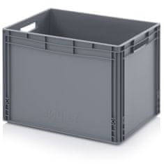 NEW Plastična transportna škatla PP 1/4 EUR 600x400x420mm AUER Packaging
