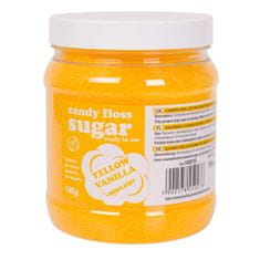 shumee Barvni rumeni bombažni sladkor z okusom vanilije 1kg