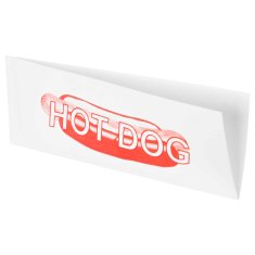 NEW Embalaža ovojnica vrečke za HOT-DOG 9x25cm prevlečena s folijo 200pcs.