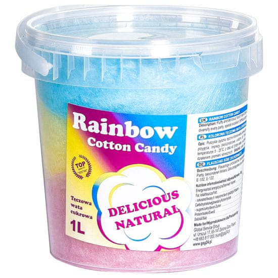 shumee Barvita mavrična sladka vata Rainbow Cotton Candy 1L